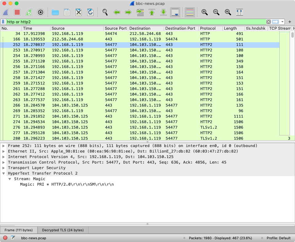 how to capture localhost traffic using wireshark